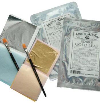 Decoration Gold Pasted Leaves